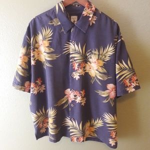 100% silk Jamaica Jaxx Hawaiian shirt